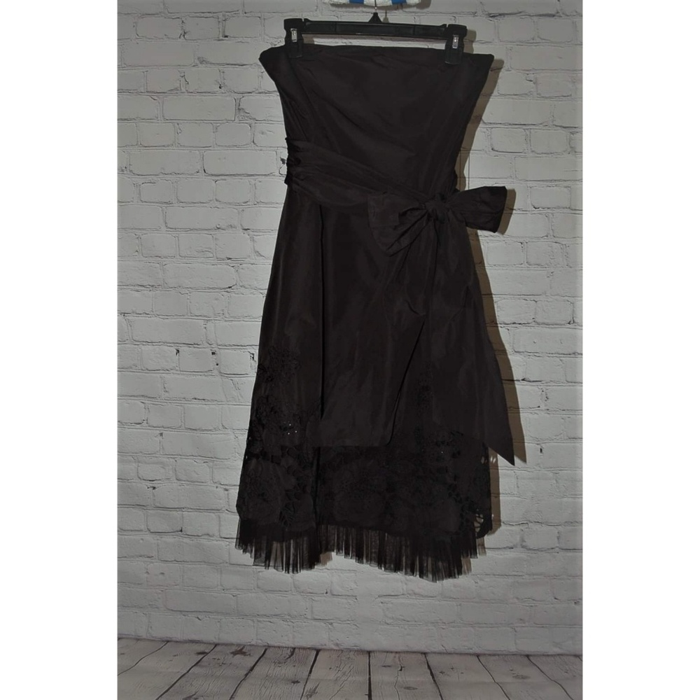 BCBG Black Strapless Dress